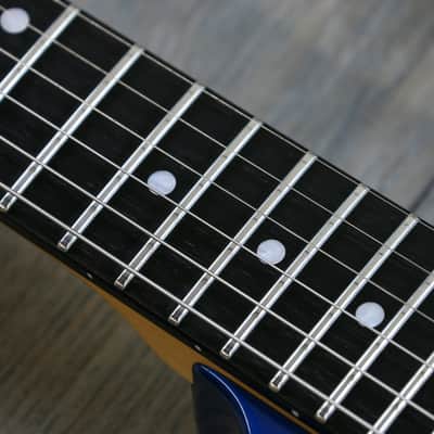 Vintage Signed Twice! ESP Kamikaze II George Lynch Signature 1988 Blue Camo + OHSC image 11