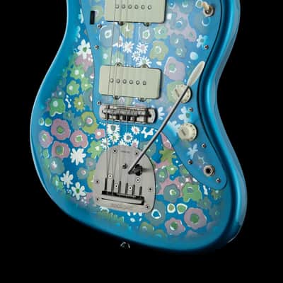 Fender MIJ Traditional 60's Jazzmaster Blue Flower image 2