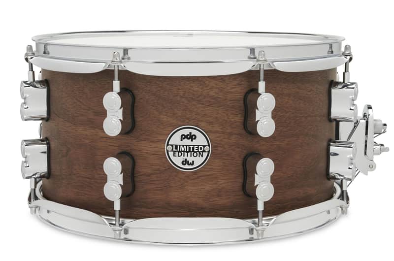 PDP LTD Maple/Walnut Snare, Natural Satin, 7x13 image 1