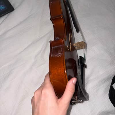 Violon Civelli 4/4 avec archet, étui rigide et épaulière Kun image 2