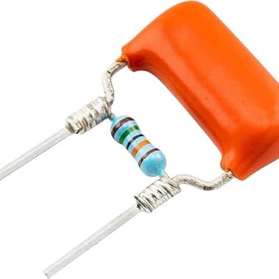 Pro Treble Bleed Mod with Sprague Orange Drop Capacitor and Precision Resistor for Electric Guitar Bass image 2