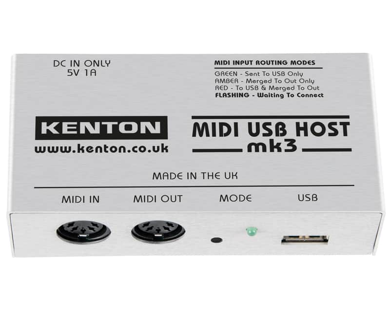 Kenton MIDI USB Host mk3 Bidirectional USB Host to MIDI Converter image 1