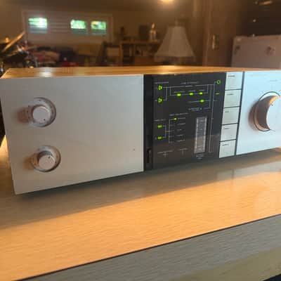 Vintage Pioneer A-8 Stereo Non Switching Amplifier Gold Champagne Fresh Service! image 4