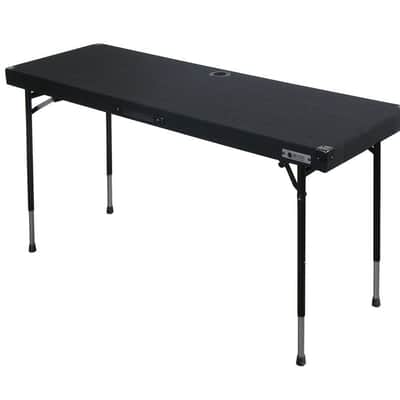 Odyssey CTBC2060 DJ Table +Scrim Werks SWF4846B Façade +Extra Panel +LED Lights image 6