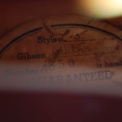 Gibson L5 1947 - Cremora burst image 11