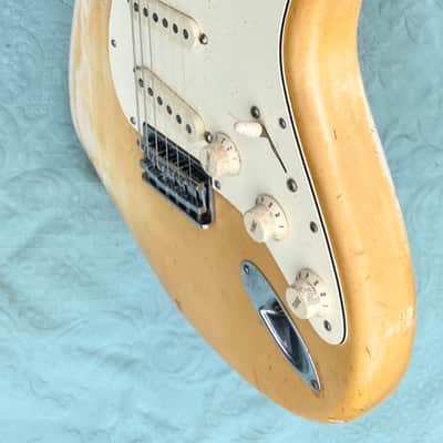 Fender Stratocaster 1975 - Olympic White to Creme HARDTAIL with rare rosewood fingerboard image 6