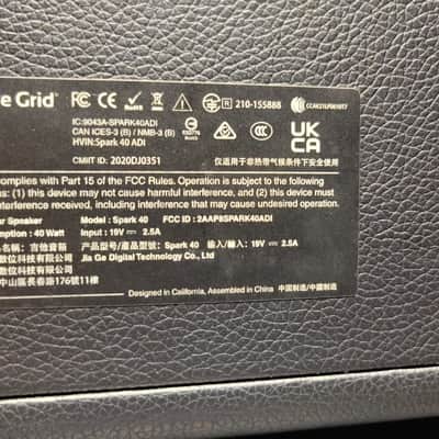 Positive Grid Spark 40 guitar and bass combo 2023 - Black image 11