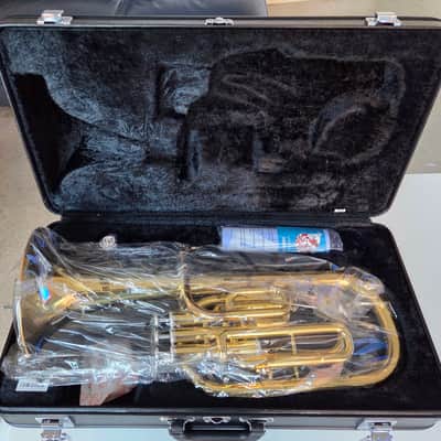Yamaha YAH-203 Tenor Horn Lacquer Eb Brass + Case NEW
