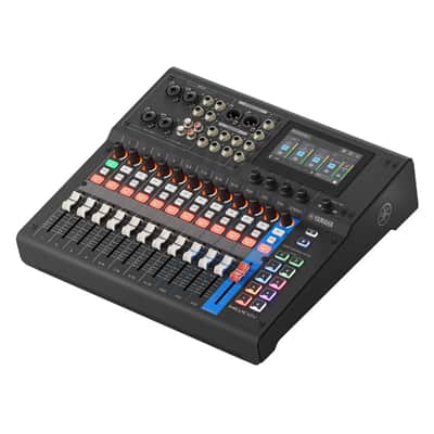 Yamaha MGX12V B 18-Channel Digital Mixing Console with HDMI 4K Video Interface, On-Camera White-Studio PA Bundle with 2x DBR15 15-Inch 1,000W Powered Loudspeakers and HPH-MT5W White Closed-Back Studio Monitor Headphones image 2