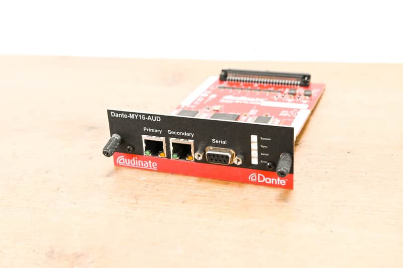 AUDINATE Audinate Dante-MY16-AUD 16-Channel Dante Network I/O Card