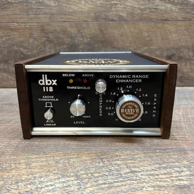 REVIVE AUDIO MODIFIED: DBX 118, DUAL CHANNEL COMPRESSOR, EXPANDER, NICE!-FULL MOD SET image 3