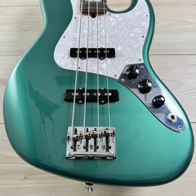 Fender Adam Clayton Jazz Bass Rosewood Fingerboard, Sherwood Green Metallic image 4