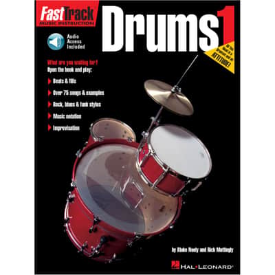 FastTrack Drums Method Book 1, Paperback image 1