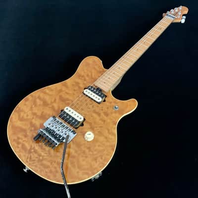 1997 Ernie Ball Music Man AXIS EX [EARLY Production MIJ Van Halen] Translucent GOLD Relic EVH D-Tuna image 11