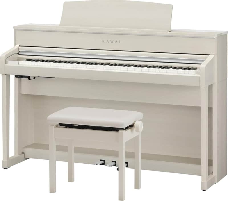 Kawai CA701 Digital Concert Piano Satin White image 1