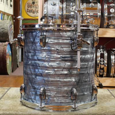 Ludwig Classic Maple Outfit in Sky Blue Pearl 14x20 8x12 14x14 image 9