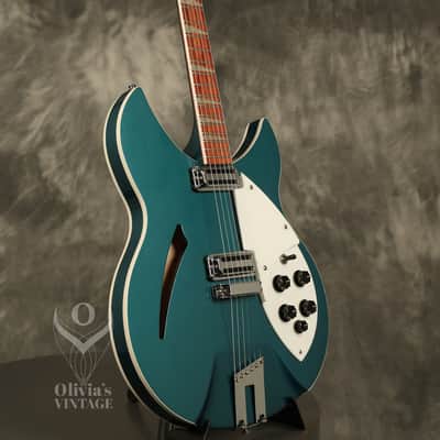 1996 Rickenbacker 360V64 Turquoise image 9