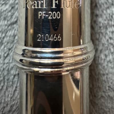 Pearl Belsona PF-200 Silver-Plated Concert Flute w/ Original Case & Cleaning Rod – Japan image 3