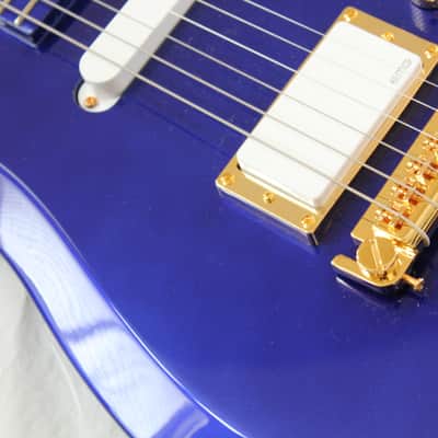 2017 Schecter Cloud Guitar Prince Signature Super Rare Limited Edition Guitar Blue (Metallic Purple) image 5