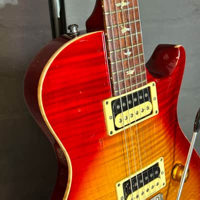 + New Video PRS 2004 Single Cut Cherry Burst 10 Top USA Made 20th Anniversary Guitar + Case image 5
