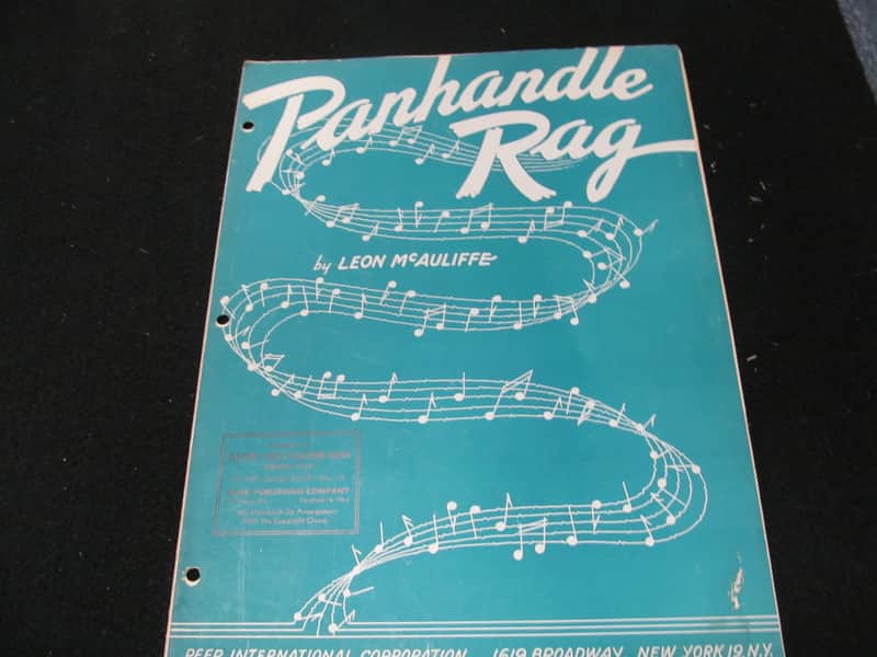 Peer International Corp. Panhandle Rag 1949 Sheet Music Rare image 1