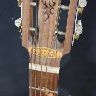 Blueberry NEW IN STOCK Handmade Acoustic Guitar Parlor Sized image 5