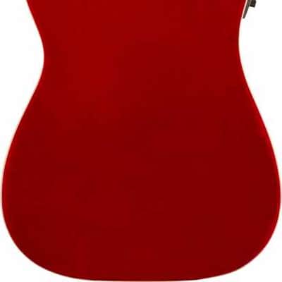 Fender Fullerton Strat Uke, Walnut Fingerboard, White Pickguard, Candy Apple Red imagen 2