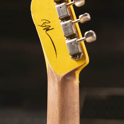 Nash T-63 Double Bound with Bigsby Electric Guitar - Ocean Turquoise Metallic over 2-Tone Burst with Hardshell Case image 7
