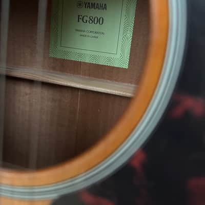Yamaha FG800 2010s - Vintage Natural image 3