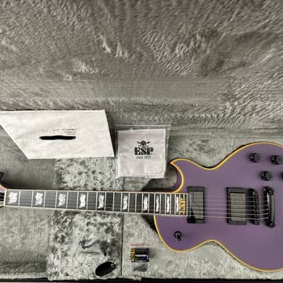2021 ESP Eclipse CTM I FT Reversed Flag Inlays - Purple Satin (One and only) Mint/Like B-New! image 1
