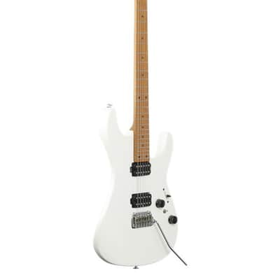 Ibanez Prestige AZ2402 Electric Guitar with Case Pearl White Flat image 8