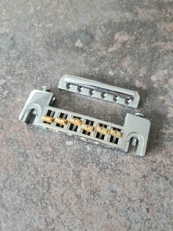 Vintage Schaller 455 Iommi Wraparound 2 piece bridge image 1