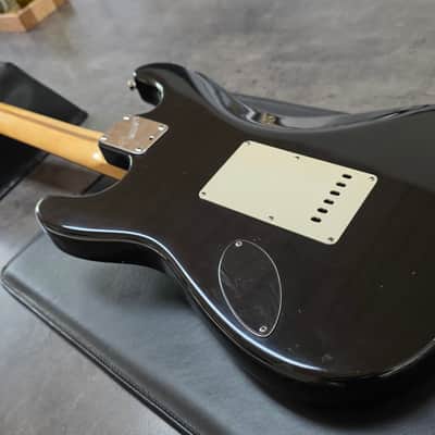 1989 Fender Stratocaster US Plus Black Custom Active Tone Circuit Lace Sensor Pickups Sperzel Locking Tuners American Vintage 80s 90s USA Guitar Deluxe Hard Case 89-1990 image 10