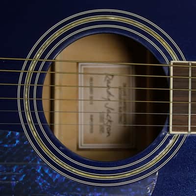 Randy Jackson Studio Series Limited Edition Acoustic Electric Guitar & Case Randy Blue image 2