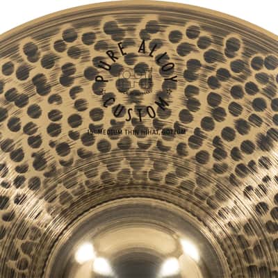 MEINL PAC15MTH Pure Alloy Custom Medium Thin Hihat 15 Zoll Becken image 10