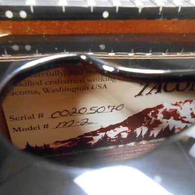 Tacoma M-2 Mandolin Sunburst W/ Hardshell Case Made In USA image 9