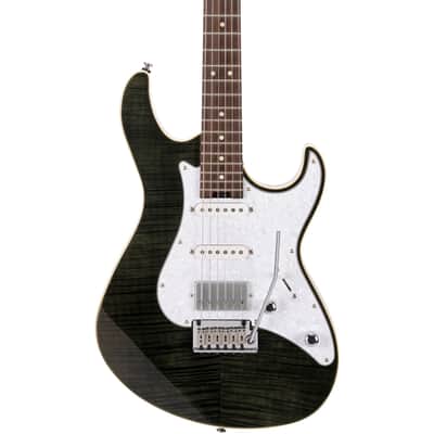 Cort G280 Select Flame Top Electric Guitar Trans Black image 3