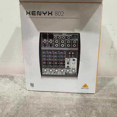 Behringer XENYX 802 Audio Mixer - 8-Input Compact - Excellent w/ Original Box & European Power supply image 5