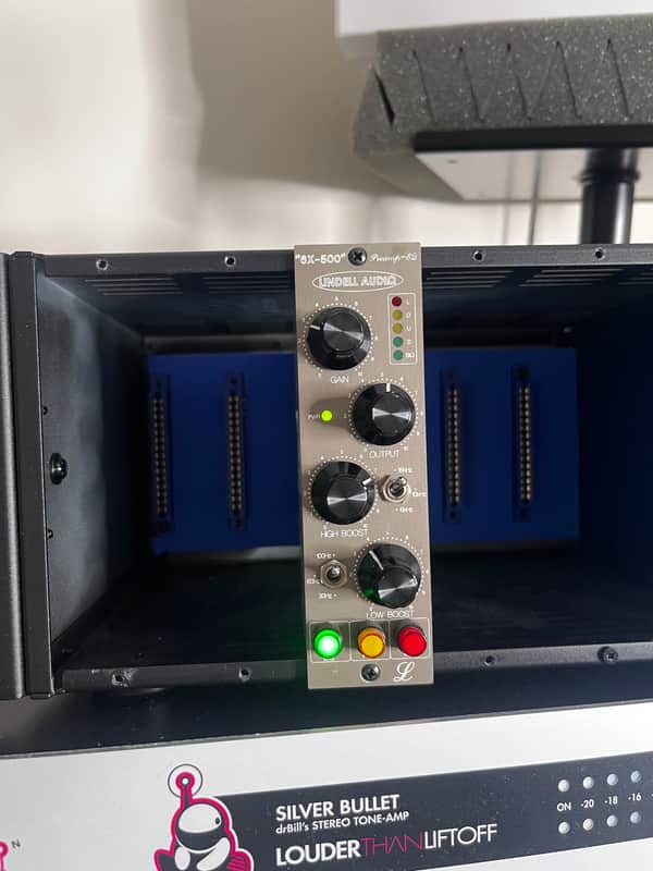 Lindell Audio 6X-500 Mic Pre / EQ 500 Series Module 2010s - Metal image 1