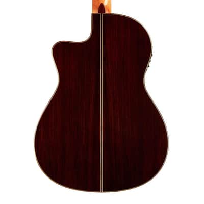 Cordoba Fusion 12 Cutaway A/E Nylon String Guitar - Rose II - B-Stock image 7
