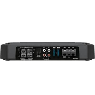 Alpine R2-A60F 4 Channel 600W Class D Amplifier RUX-H01 Bass Knob & KIT4 AMP Kit image 6