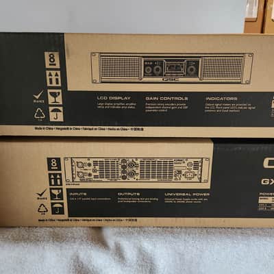 QSC GXD8 GXD Series 800/1200w 8/4 Ohm Power Amp 2024 - Silver NEW image 4
