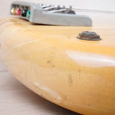 Fernandes BO-50 Bass MIJ 1970s Natural Neck-Through Vintage Made in Japan w/ Bag image 8