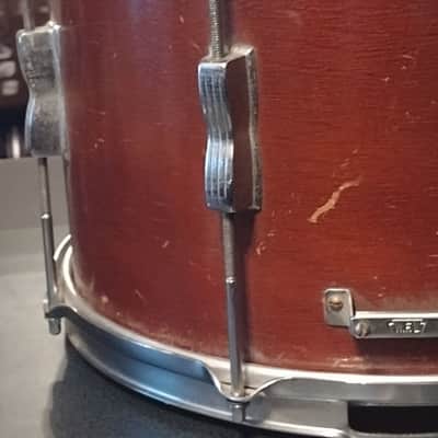 VINTAGE - WFL(William F. Ludwig) Field Drum - 1940s WFL 10x14 1940's - Mahogany - [this is LUDWIG b4 it was LUDWIG in 1955] image 7