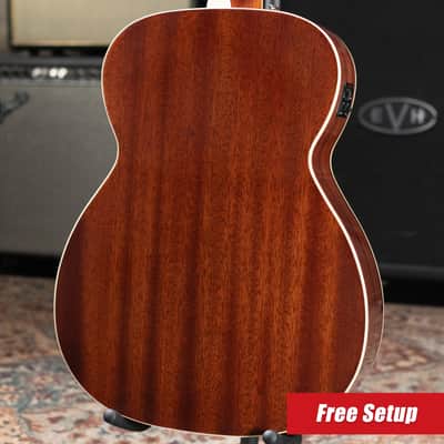Fender California Standard Monterey E Acoustic/Electric Guitar - Natural Sapele image 2