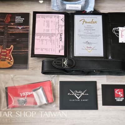 2021 Fender Custom Shop 1969 Stratocaster Heavy Relic HSS-Aztec Gold. image 25