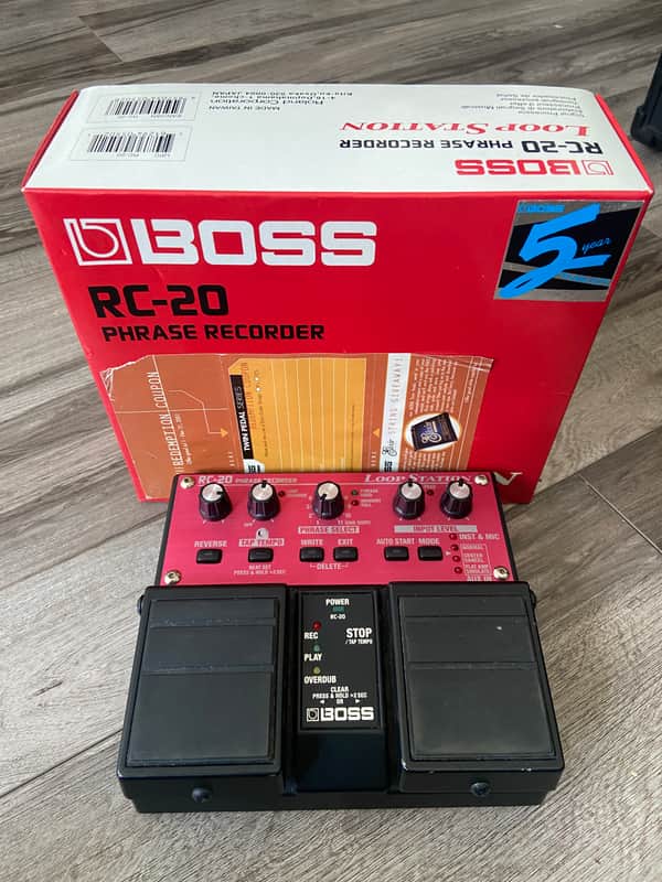 Boss RC-20 Phrase Recorder Looper Pedal early 2000s, Original | Reverb