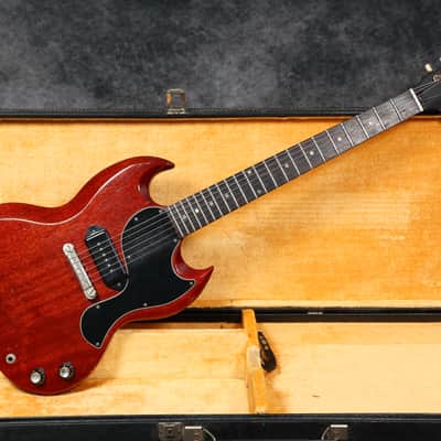 1965 Gibson SG Junior - Cherry Red - Wide Nut image 2
