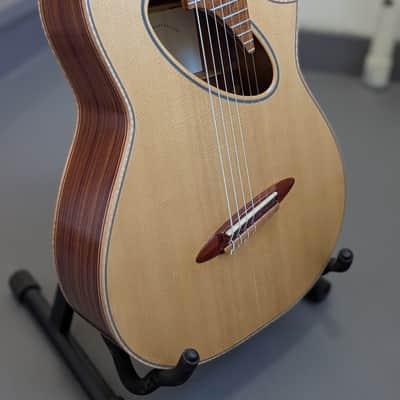 Paul McEvoy Guitars 'Dali' 7 String Multiscale Nylon String Classical Guitar 2024 - Sitka/Pau Rosa image 15