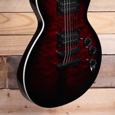 ESP EC-256QM Electric Guitar See Thru Black Cherry Sunburst image 2
